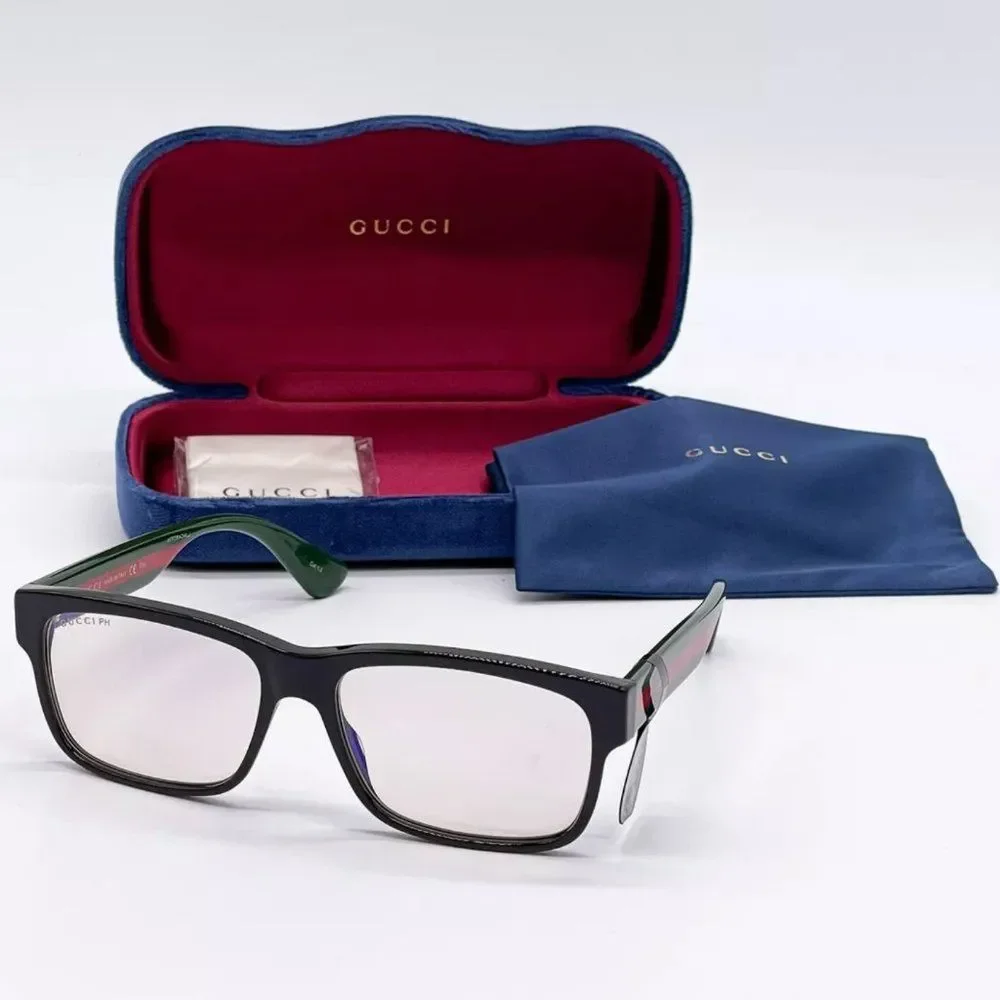 Sale! New Gucci Unisex 58mm Grey Transition Lens Eyeglasses!